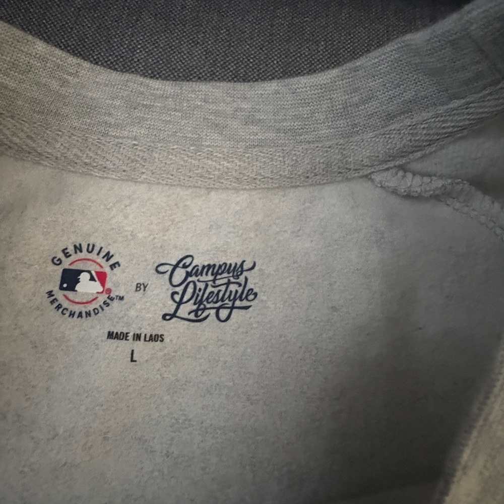 Atlanta Gray Crewneck Men's Sweater - Picture 5 of 9
